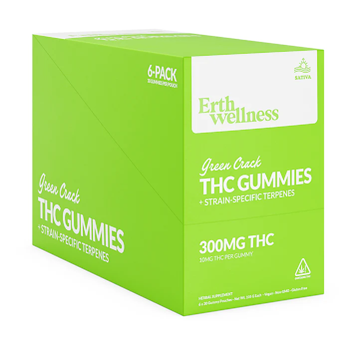 Δ9 THC Gummies – Green Crack – Strain Specific (Sativa) – 300mg - Image 3