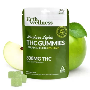Δ9 THC Gummies – Northern Lights – Live Resin (Indica) – 300mg