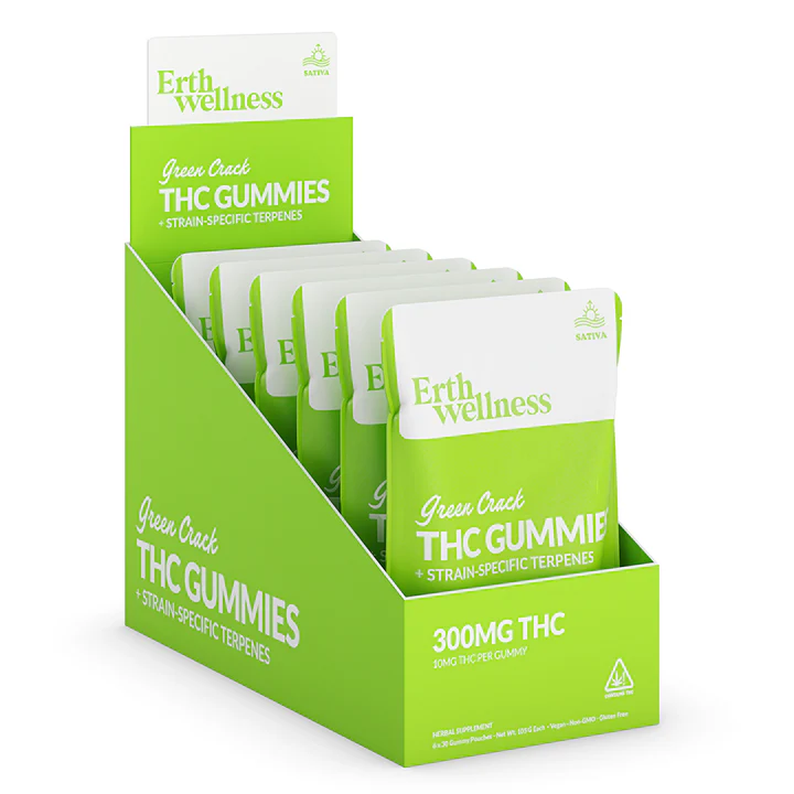 Δ9 THC Gummies – Green Crack – Strain Specific (Sativa) – 300mg - Image 2
