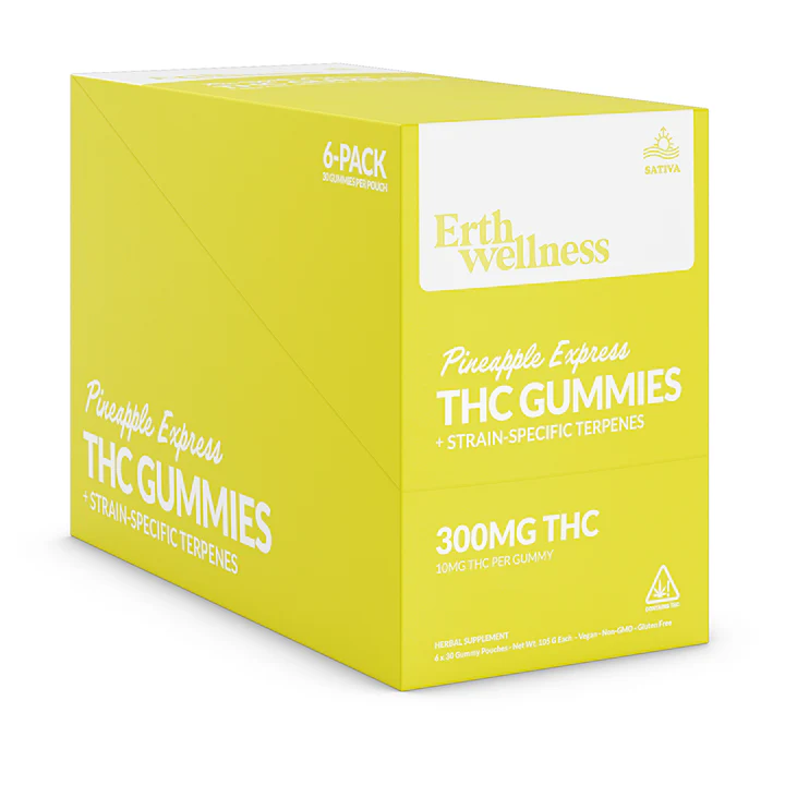 Δ9 THC Gummies – Pineapple Express – Strain Specific (Sativa) – 300mg - Image 3