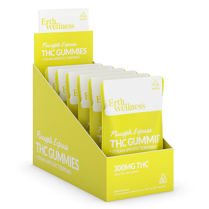 Δ9 THC Gummies – Pineapple Express – Strain Specific (Sativa) – 300mg - Image 2