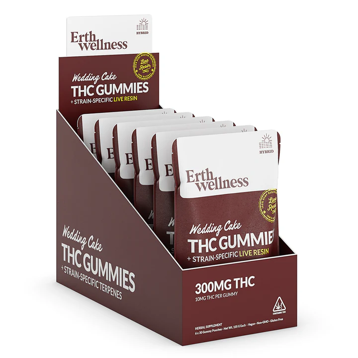 Δ9 THC Gummies – Wedding Cake – Live Resin (Hybrid) – 300mg - Image 2